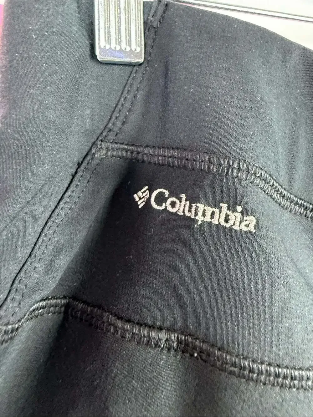 Columbia shorts OMNI SHEILD repellent Black Athletic Bike Shorts with Zip Pocket